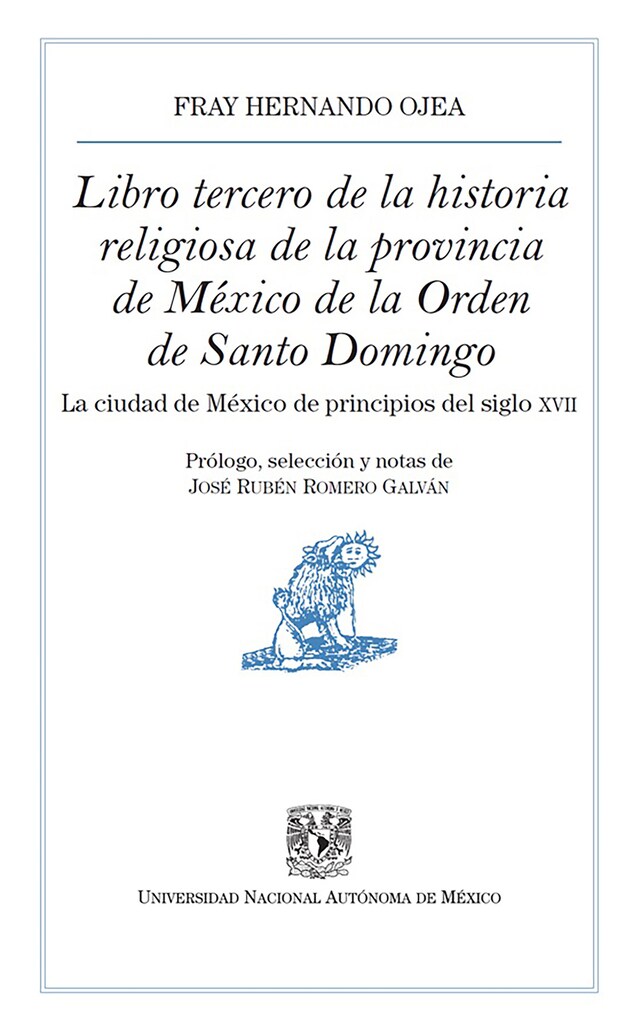 Book cover for Libro tercero de la historia religiosa de la provincia de México de la Orden de Santo Domingo