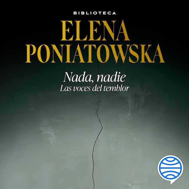 Book cover for Nada, nadie. Las voces del temblor