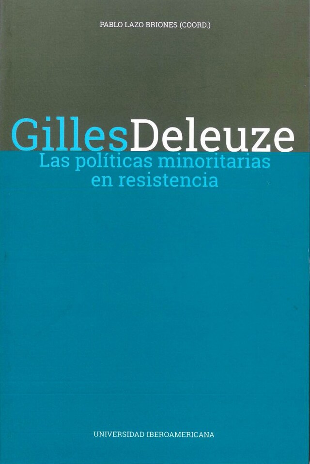 Boekomslag van Gilles Deleuze