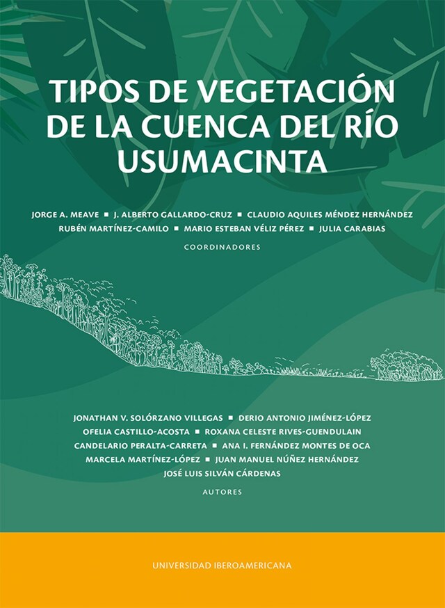 Boekomslag van Tipos de vegetación de la cuenca del río Usumacinta