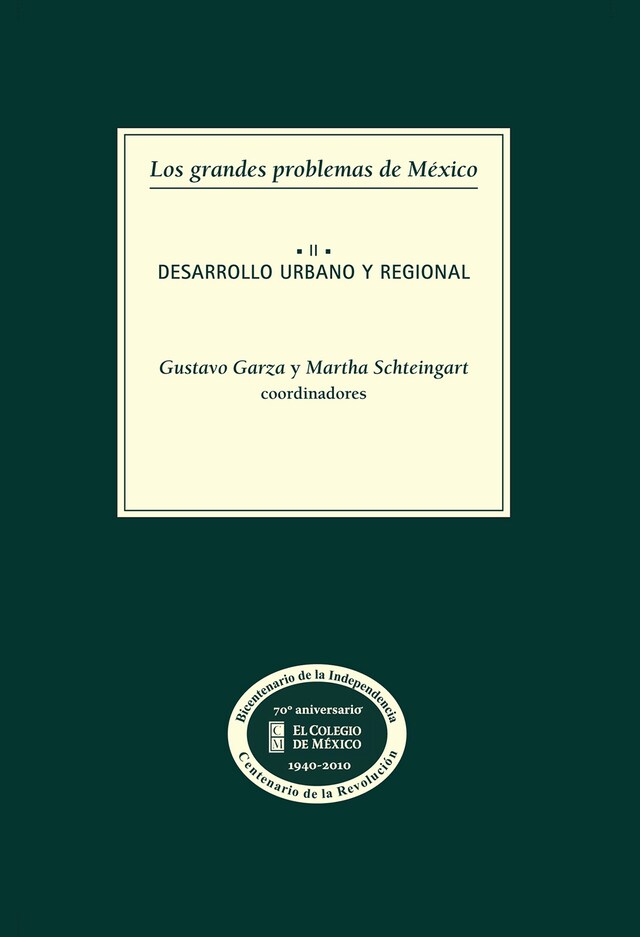 Okładka książki dla Los grandes problemas de México. Desarrollo urbano y regional. T-II