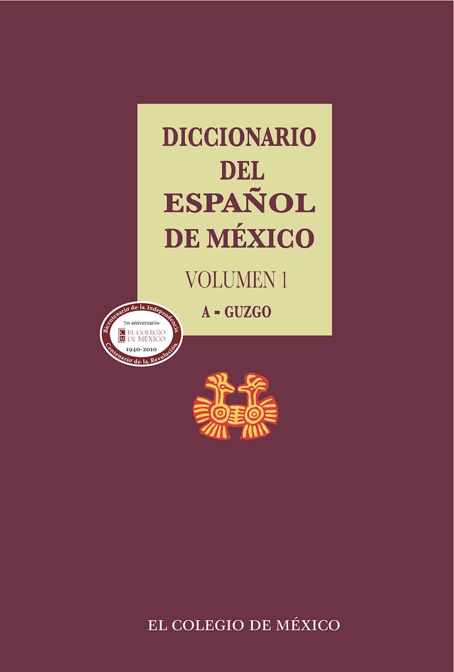 Portada de libro para Diccionario del español de México