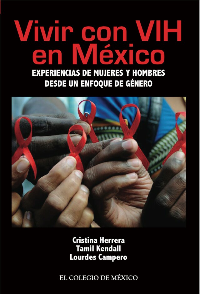 Portada de libro para Vivir con VIH en México