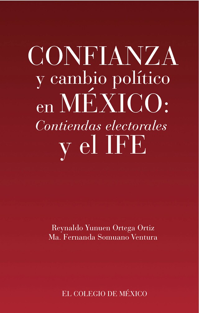 Buchcover für Confianza y cambio político en México