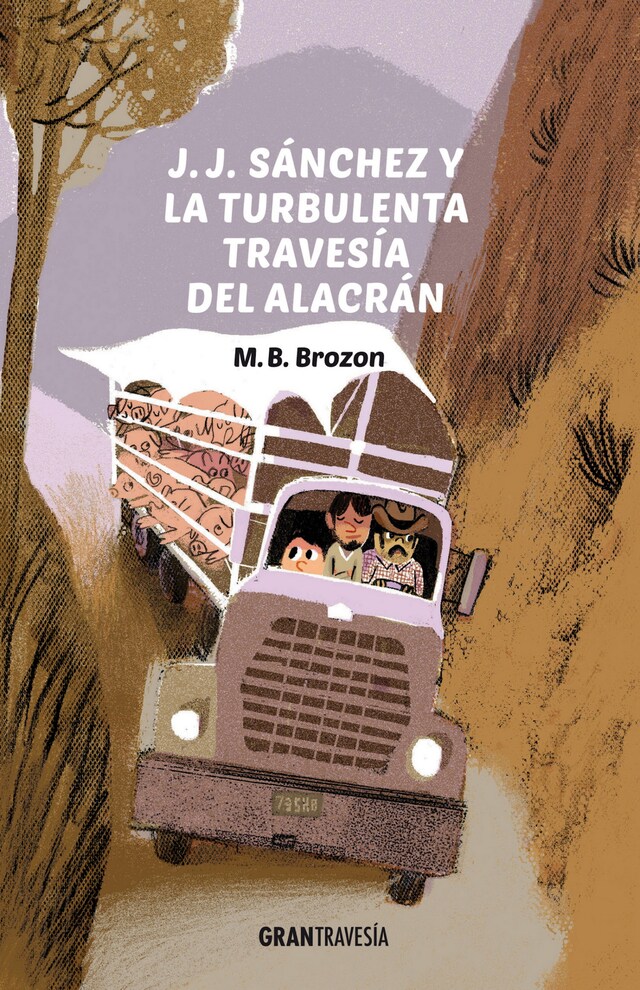 Book cover for J.J. Sánchez y la turbulenta travesía del alacrán