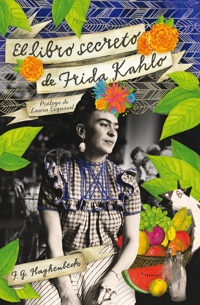 Kirjankansi teokselle El libro secreto de Frida Kahlo