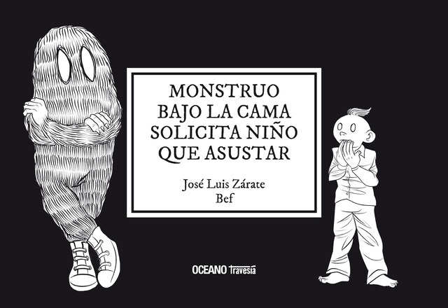 Book cover for Monstruo bajo la cama solicita niño que asustar