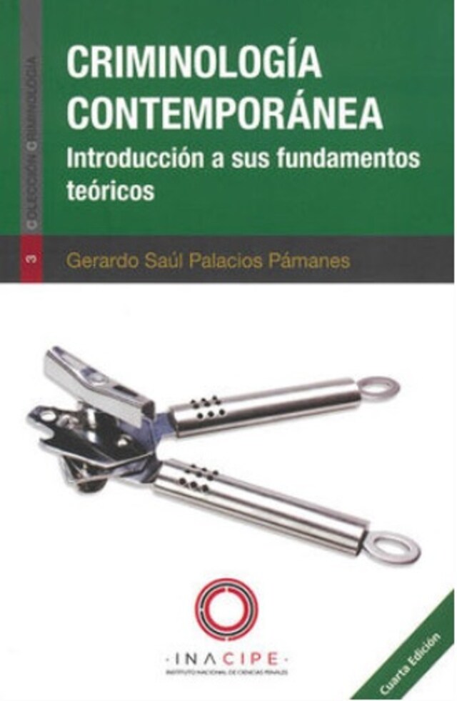 Book cover for Criminología contemporánea