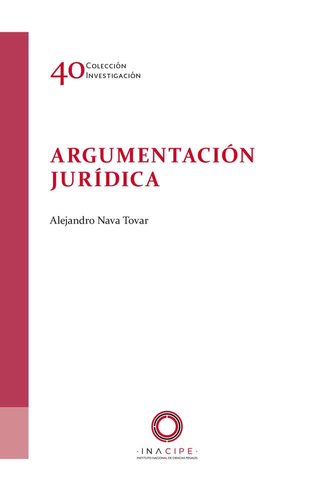 Kirjankansi teokselle Argumentación jurídica