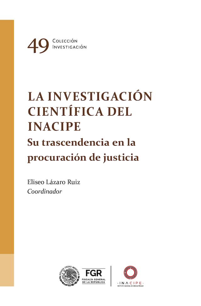 Kirjankansi teokselle La investigación científica del INACIPE