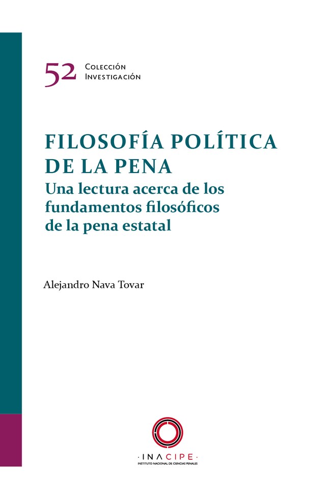 Portada de libro para Filosofía política de la pena