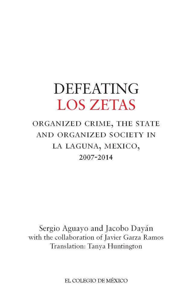 Book cover for Defeating Los Zetas