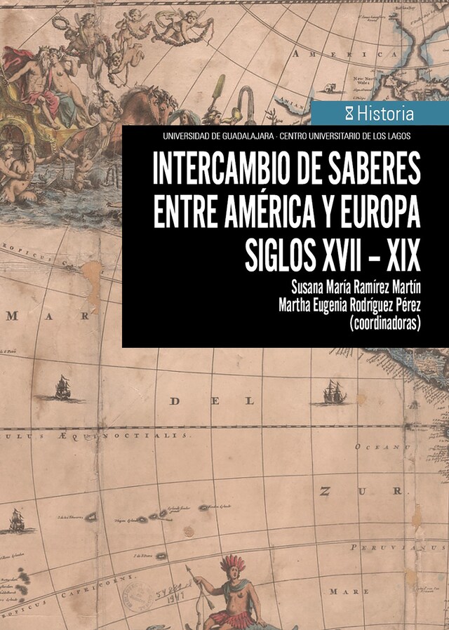 Kirjankansi teokselle Intercambio de saberes entre América y Europa. Siglos XVII-XIX