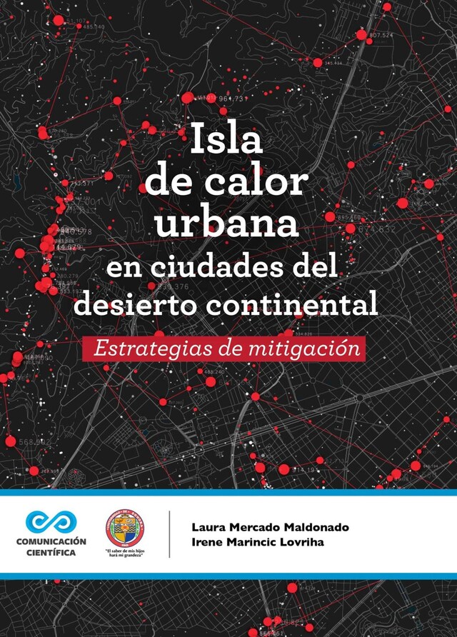 Book cover for Isla de calor urbana en ciudades del desierto continental