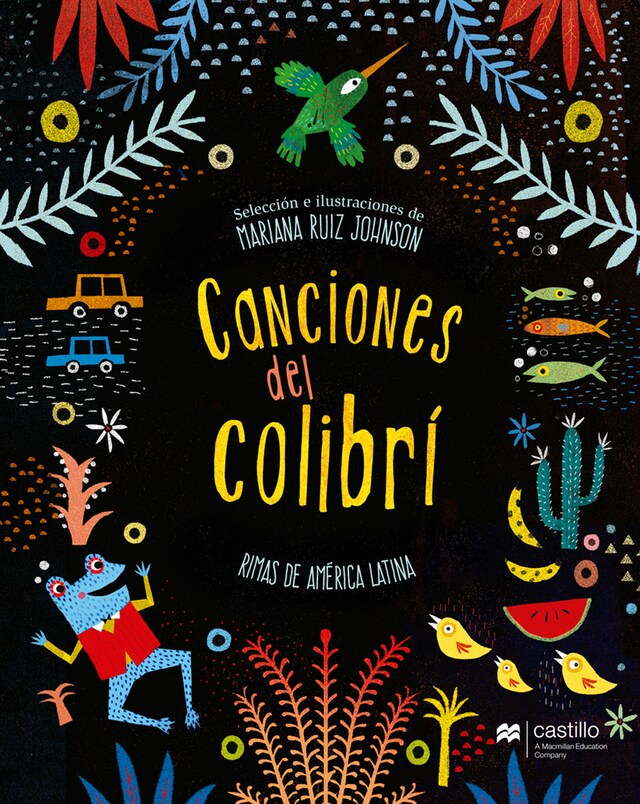 Portada de libro para Canciones del colibrí