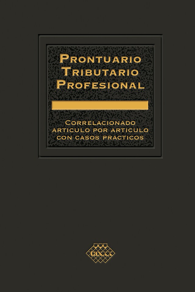 Portada de libro para Prontuario Tributario Profesional 2020