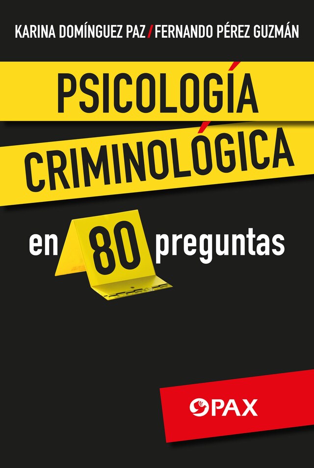 Boekomslag van Psicología criminológica en 80 preguntas