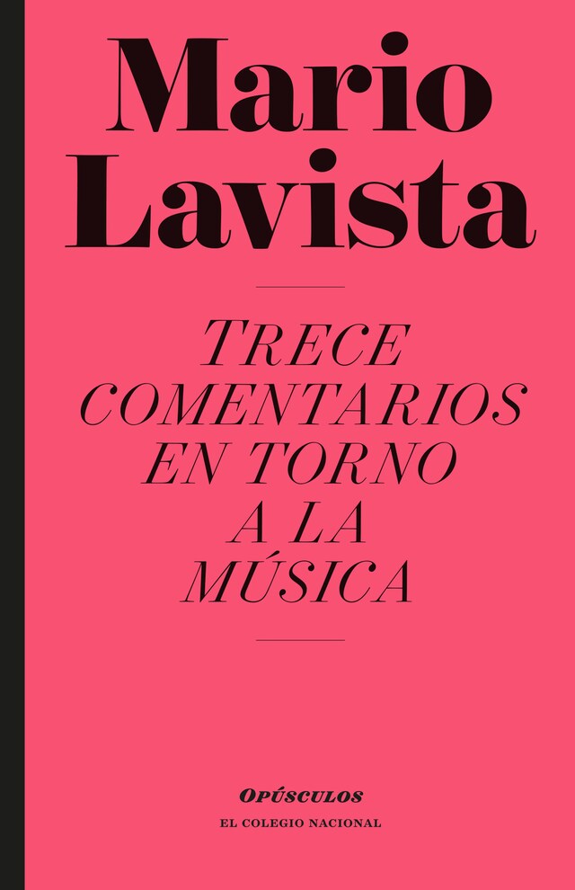 Portada de libro para Trece comentarios en torno a la música