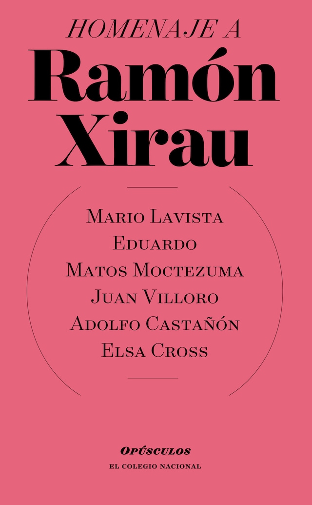 Boekomslag van Homenaje a Ramón Xirau