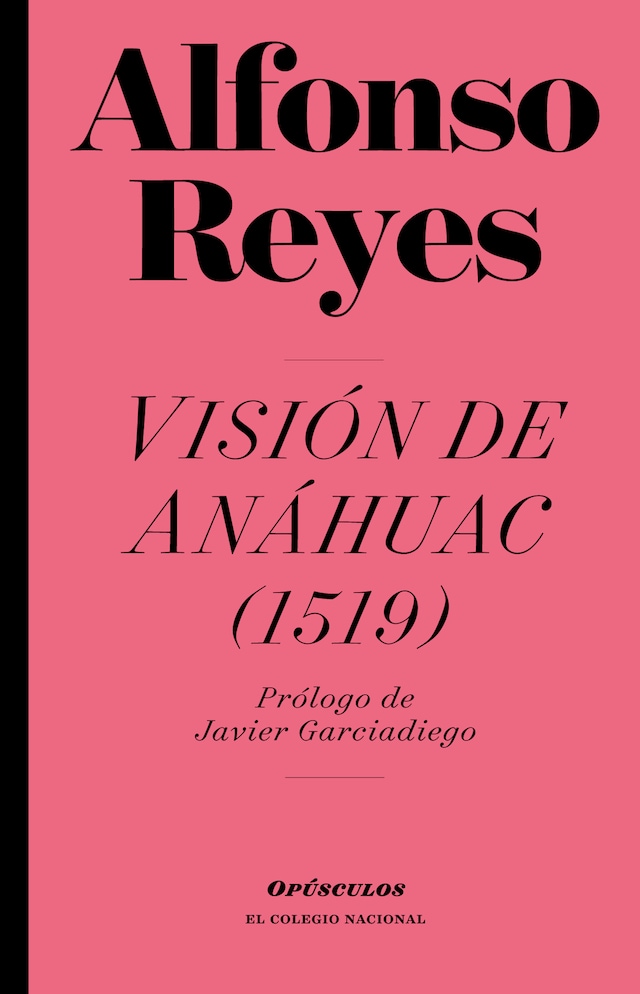 Kirjankansi teokselle Visión de Anáhuac
