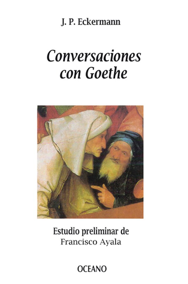 Kirjankansi teokselle Conversaciones con Goethe