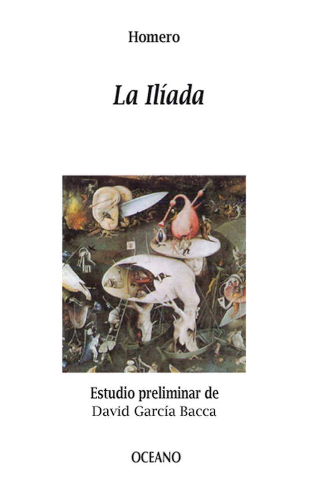 Kirjankansi teokselle La Ilíada