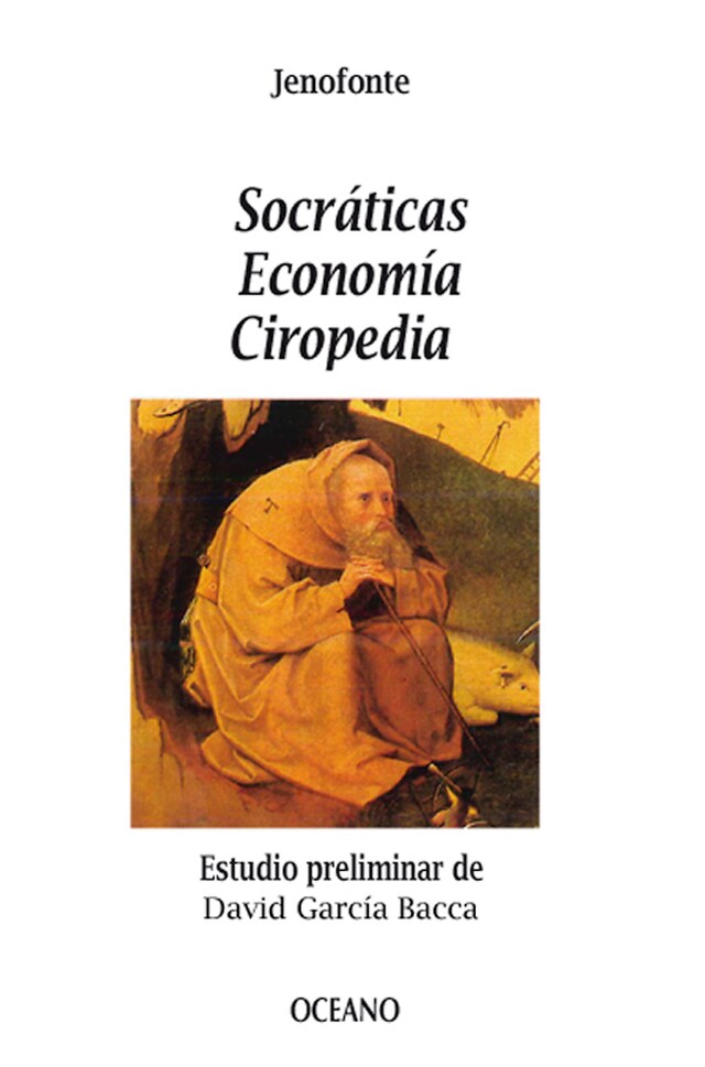 Portada de libro para Socráticas. Economía. Ciropedia