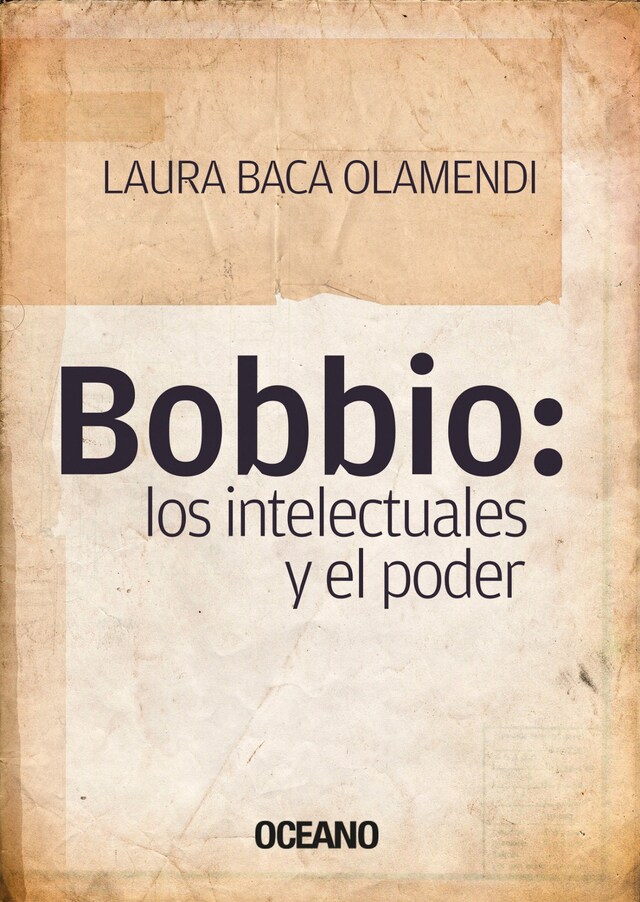 Book cover for Bobbio: los intelectuales y el poder