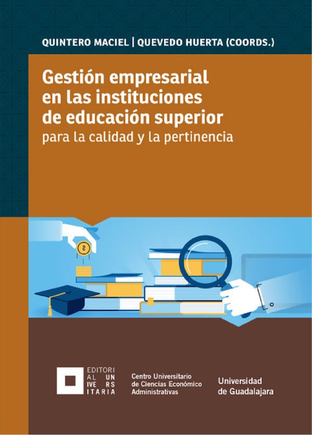 Boekomslag van Gestión empresarial en las instituciones de educación superior para la calidad y la pertinencia