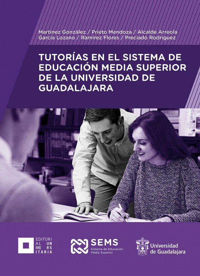 Book cover for Tutorías en el Sistema de Educación Media Superior de la Universidad de Guadalajara