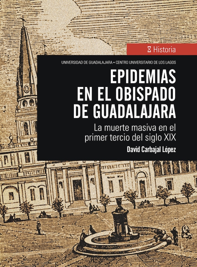 Book cover for Epidemias en el obispado de Guadalajara