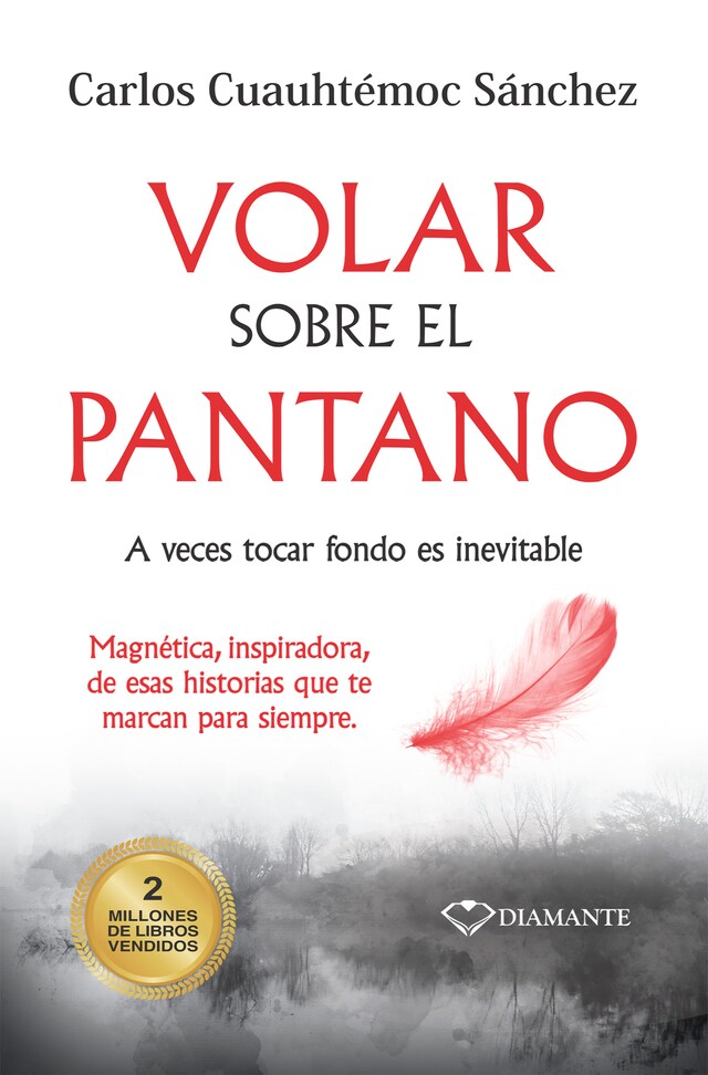 Book cover for Volar sobre el pantano