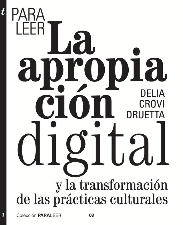 Copertina del libro per Para leer la apropiación digital