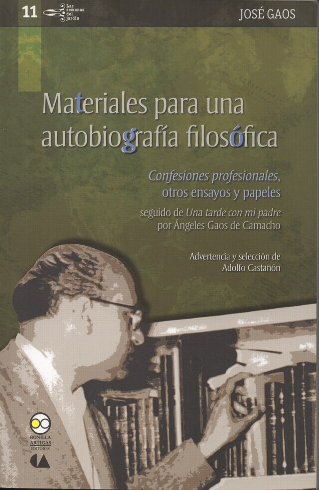 Book cover for Materiales para una autobiografía filosófica