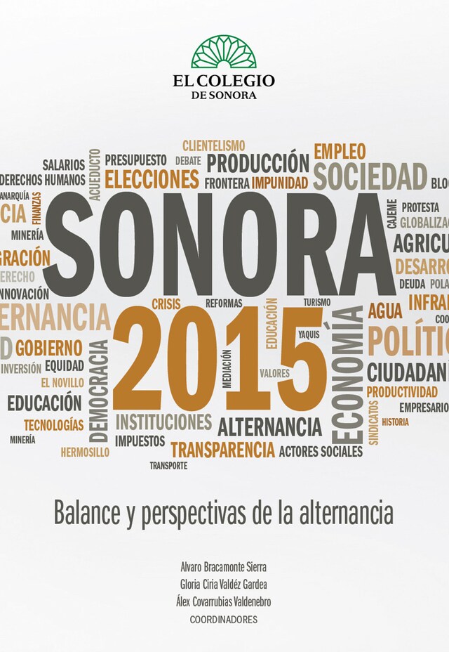 Copertina del libro per Sonora 2015