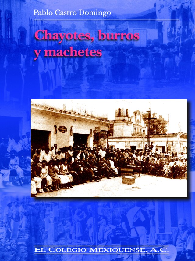 Portada de libro para Chayotes, burros y machetes