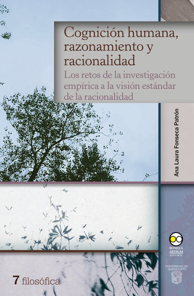 Kirjankansi teokselle Cognición humana, razonamiento y racionalidad