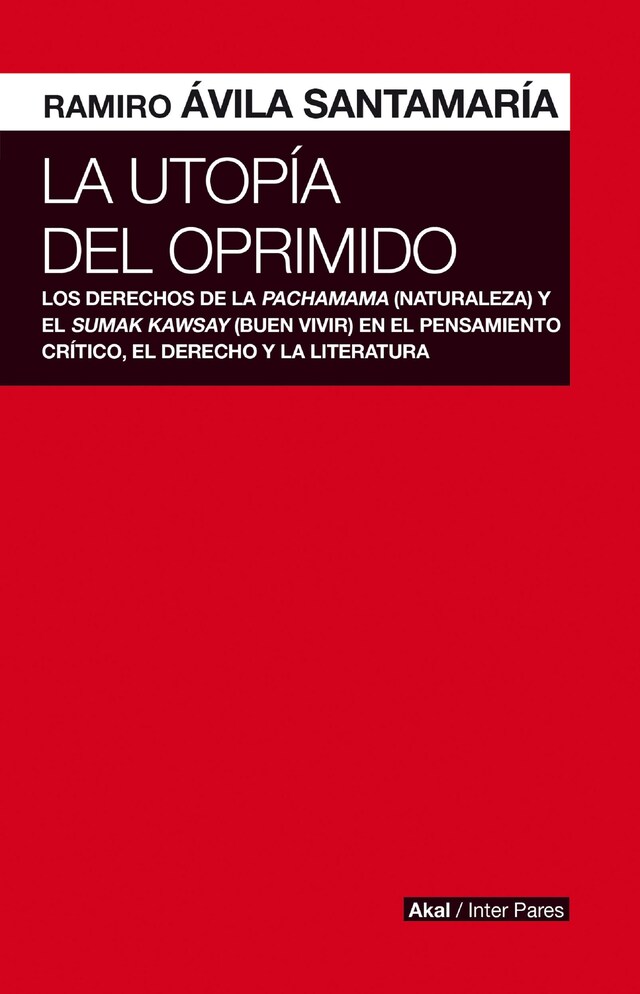 Buchcover für La utopía del oprimido