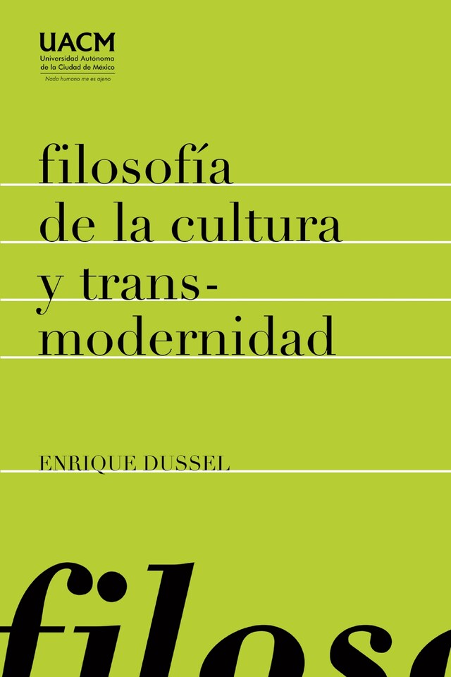 Boekomslag van Filosofía de la cultura y transmodernidad: ensayos