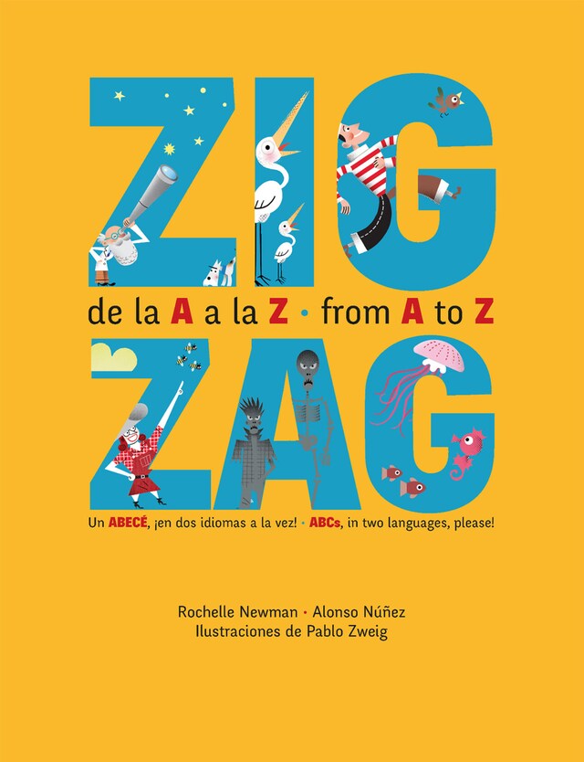 Book cover for Zigzag. De la A a la Z - From A to Z