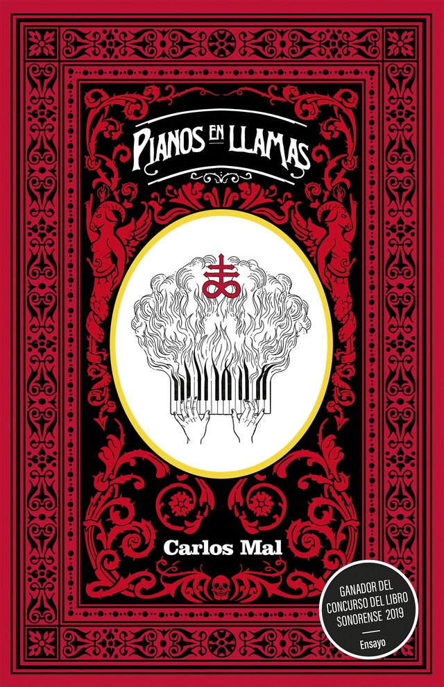 Book cover for Pianos en llamas