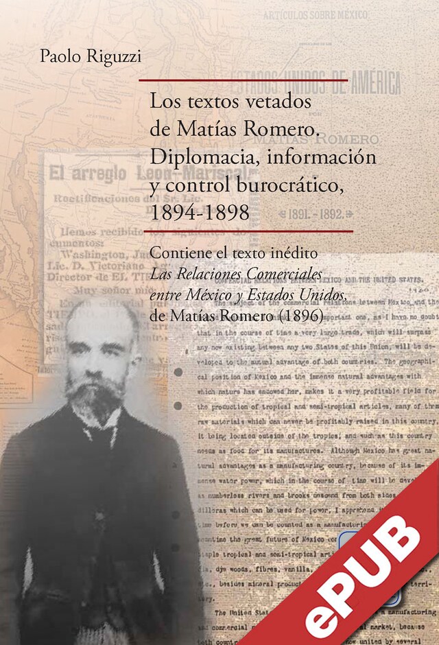 Bogomslag for Los textos vetados de Matías Romero