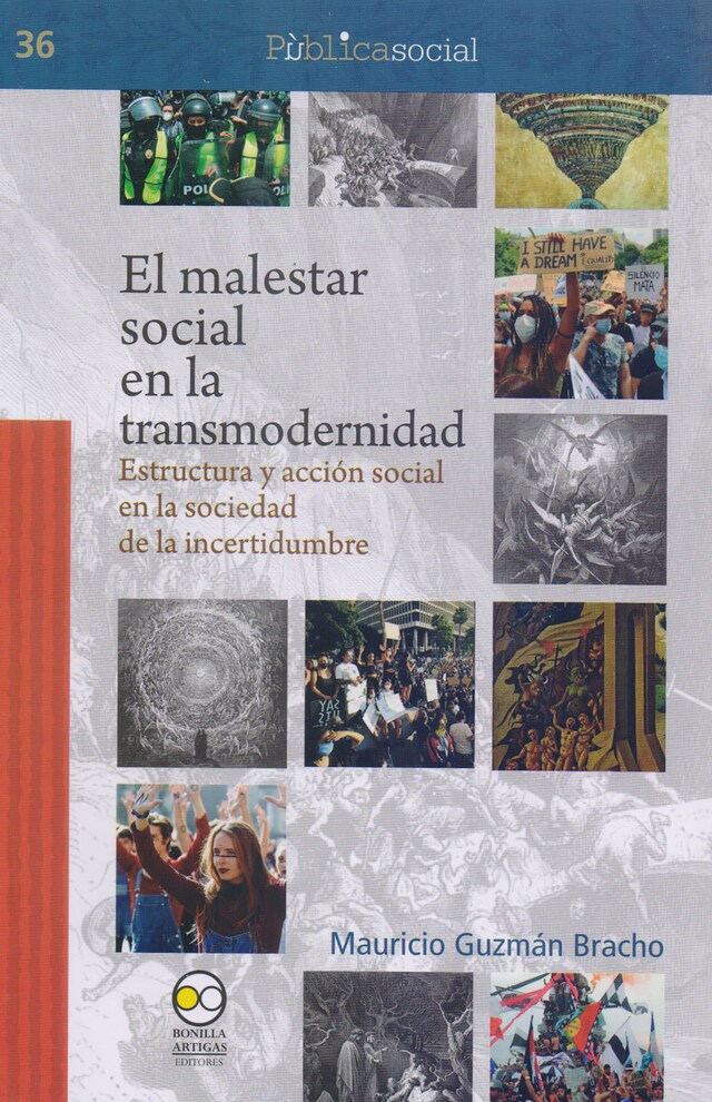 Kirjankansi teokselle El malestar social en la transmodernidad