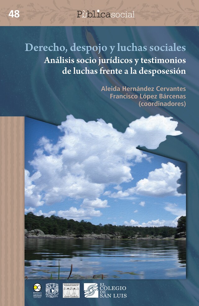 Kirjankansi teokselle Derecho, despojo y luchas sociales