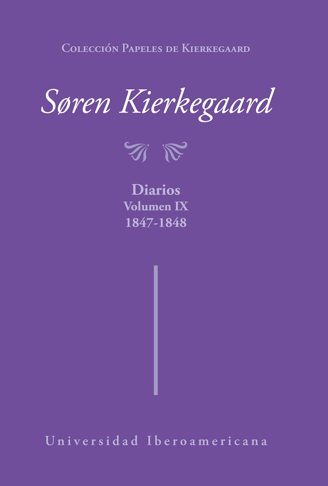 Bogomslag for Colección Papeles de Kierkegaard: Diarios. Volumen IX, 1847-1848