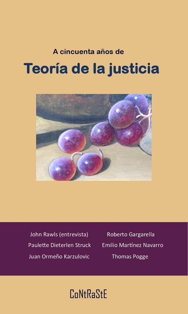 Kirjankansi teokselle A cincuenta años de Teoría de la Justicia