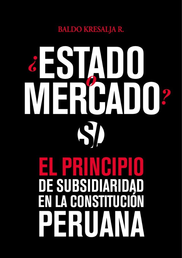 Portada de libro para Estado o mercado