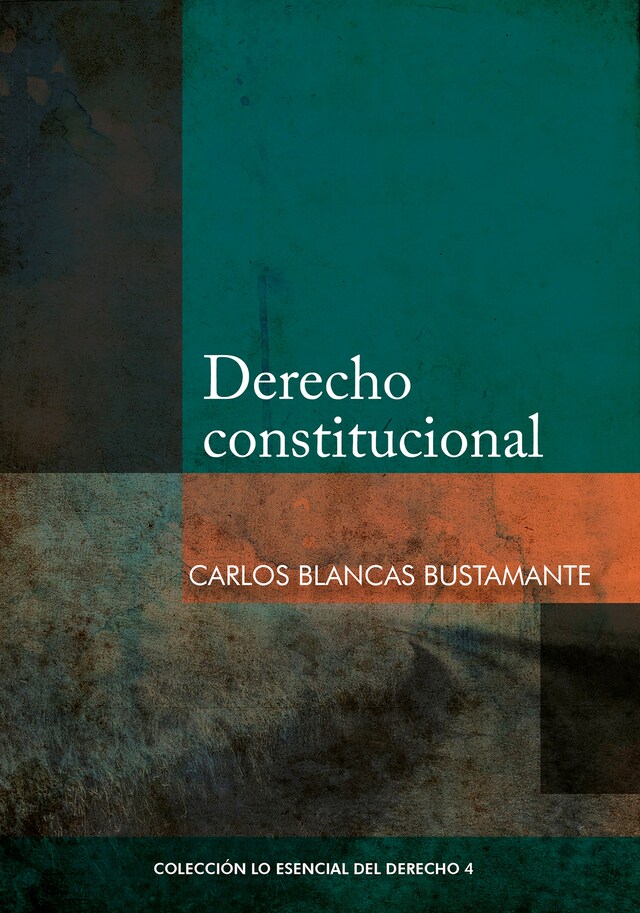 Kirjankansi teokselle Derecho constitucional