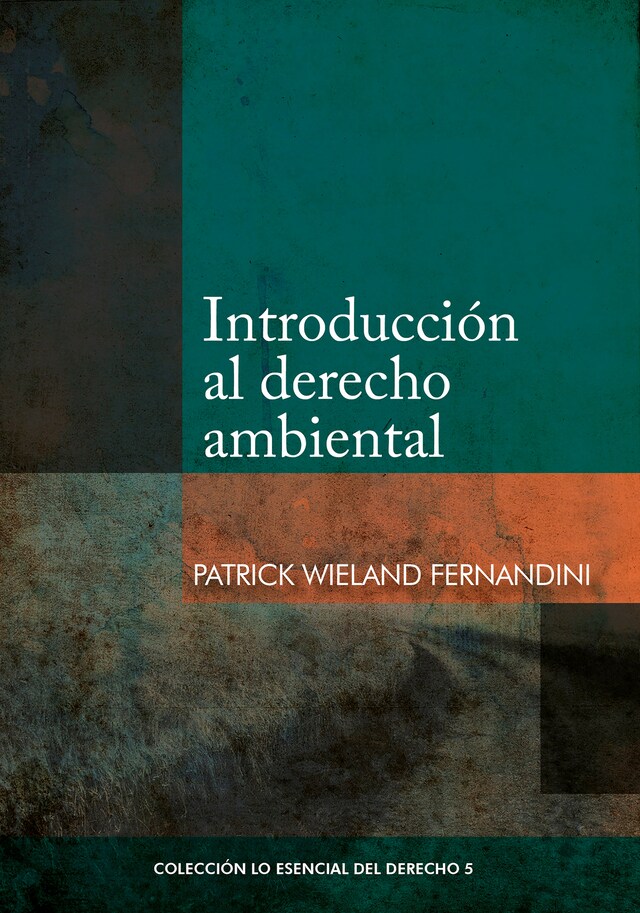 Portada de libro para Introducción al derecho ambiental