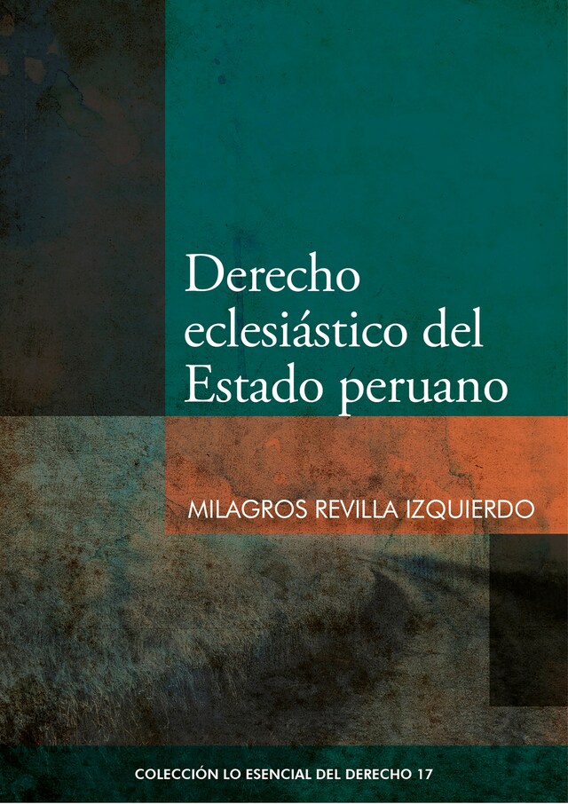 Boekomslag van Derecho eclesiástico del estado peruano